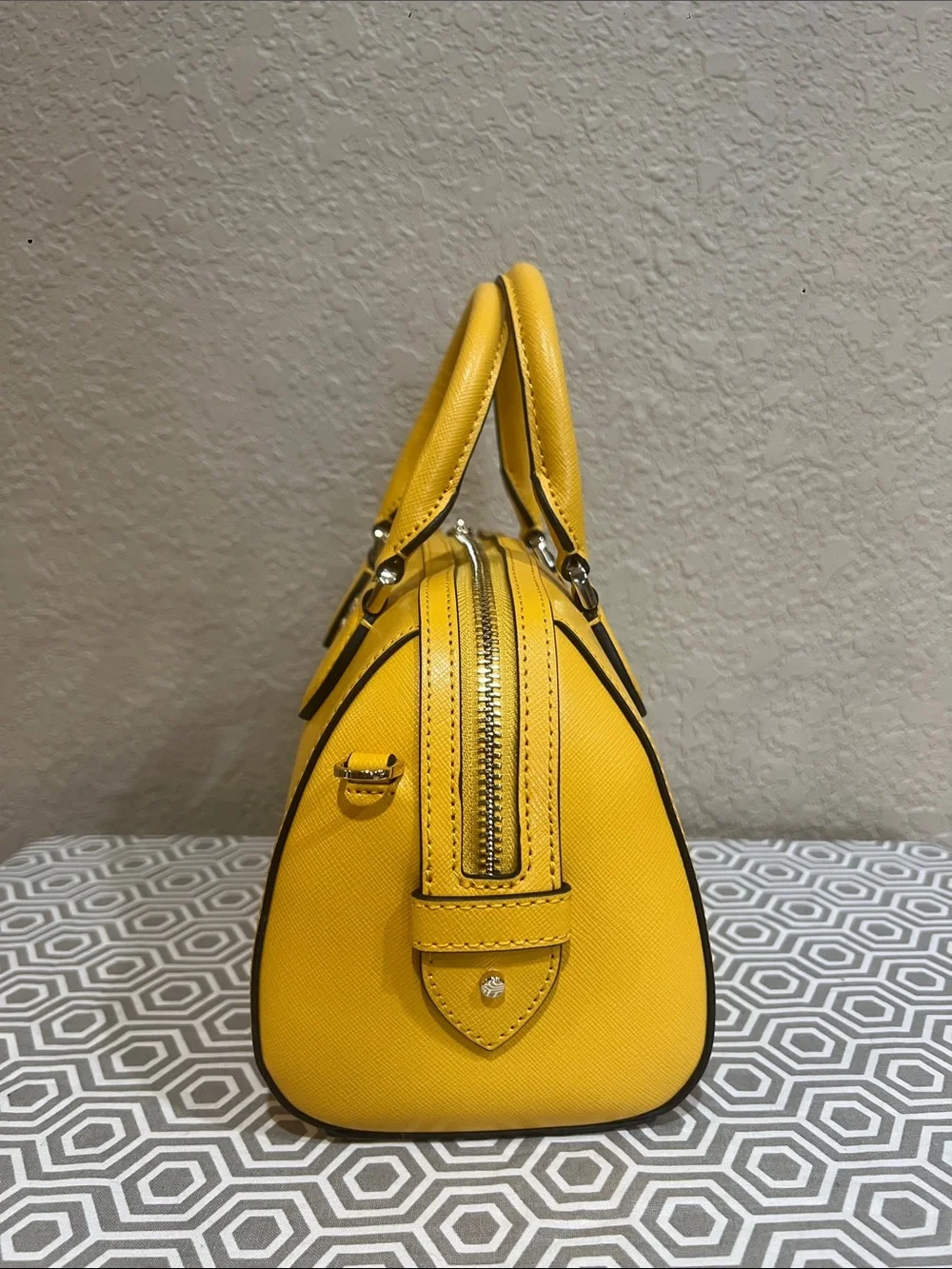 kate spade daffodil MADISON Saffiano Duffle cb Satchel KF493
